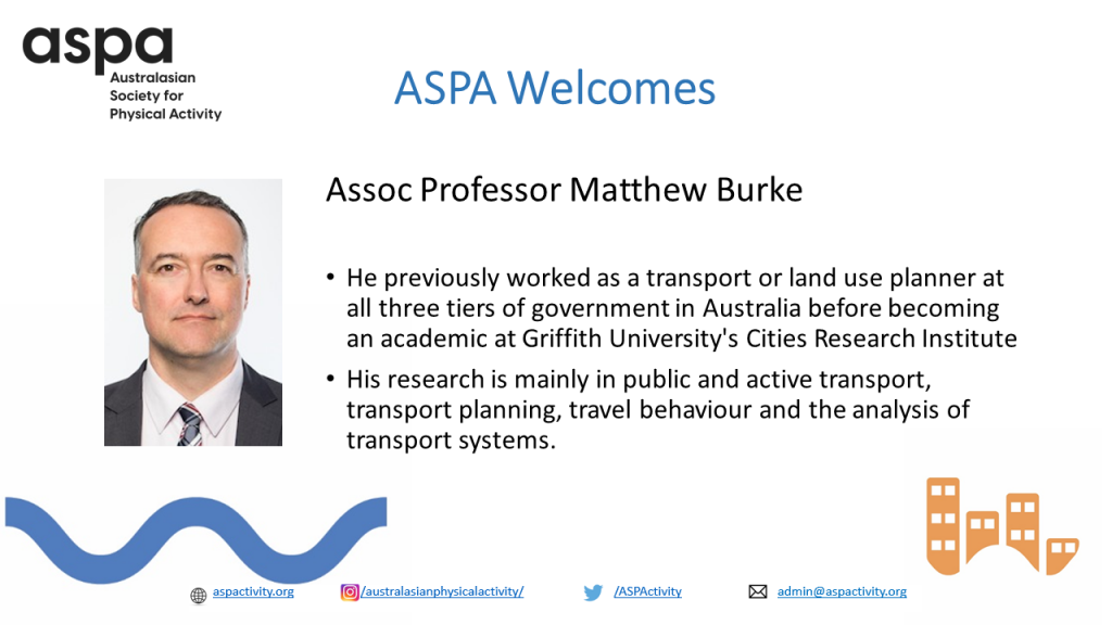 Associate Professor Matthew Burke discusses COVID-19 impacts on active travel
