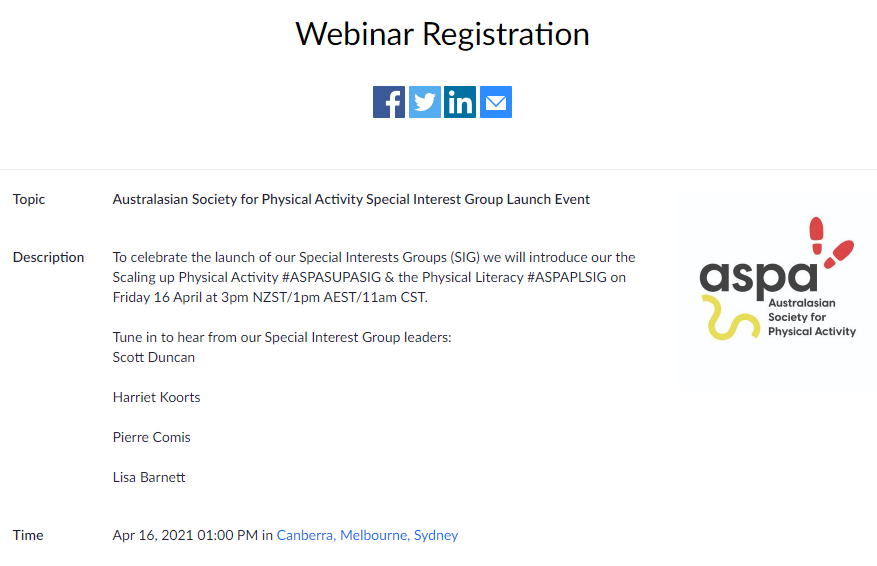 Special Interests Groups (SIG) launch event