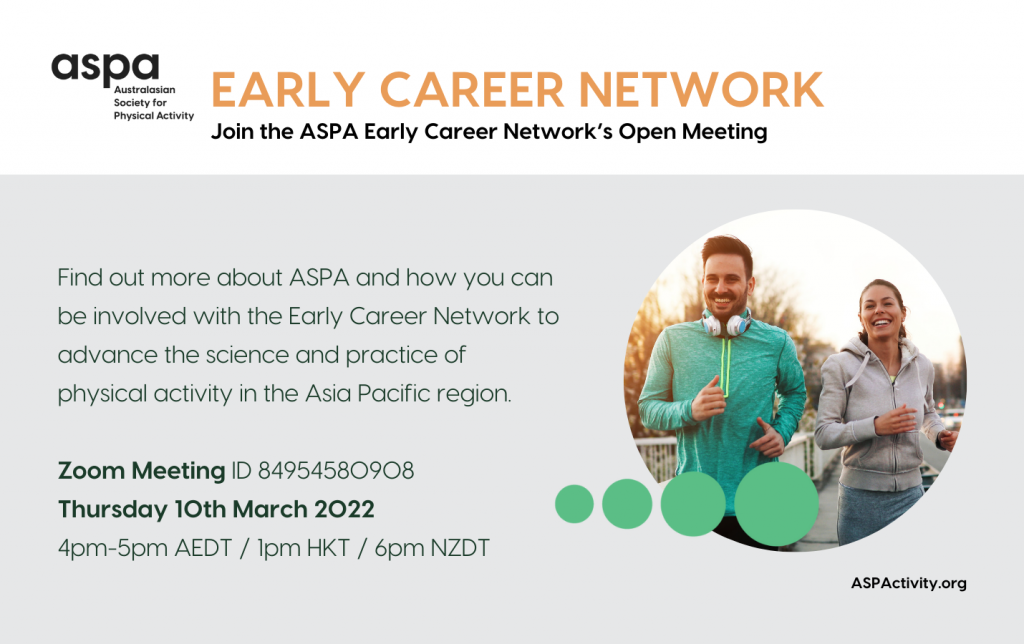 Join the Early Career Network for an open meeting March 10th 2022