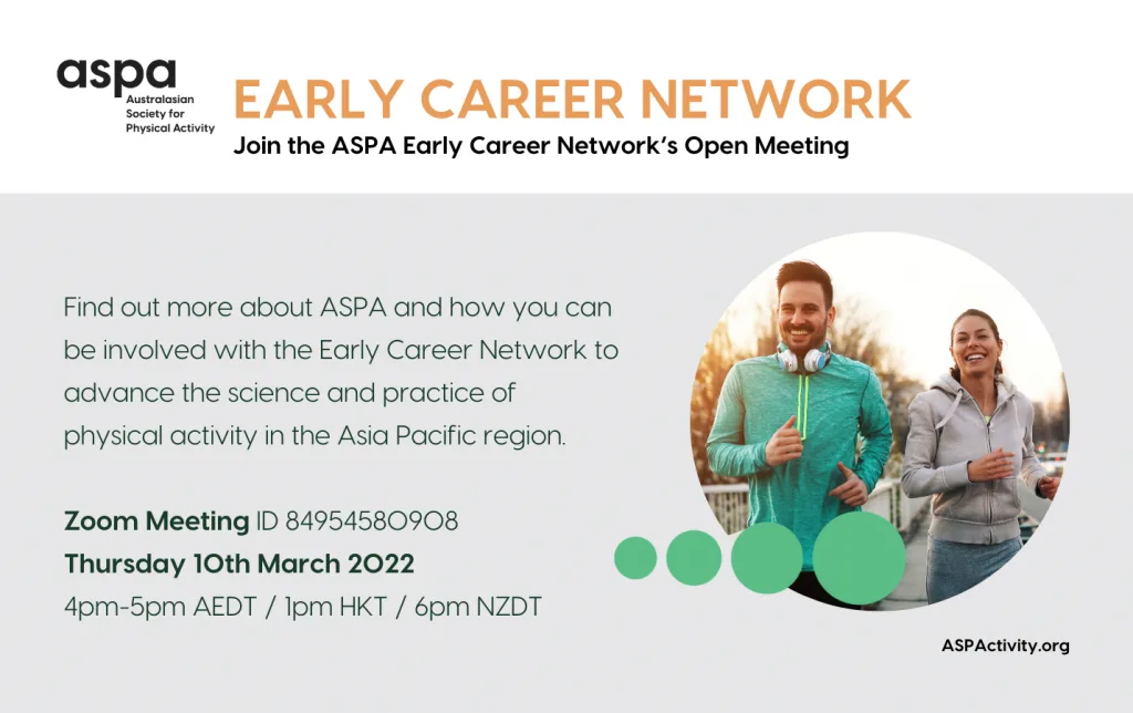 Join the Early Career Network for an open meeting March 10th 2022