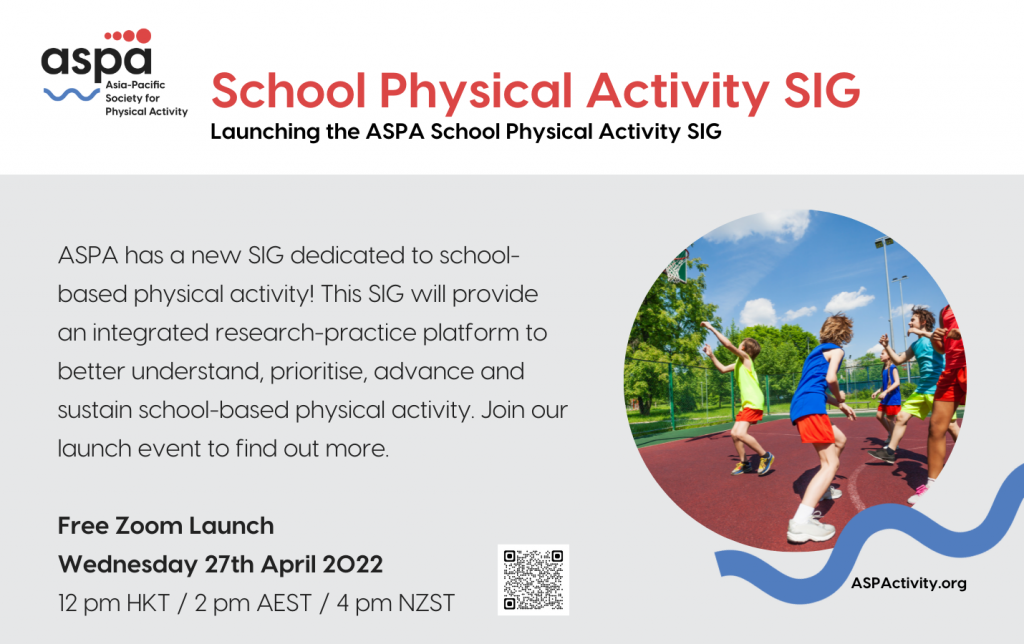 Launching the ASPA School Physical Activity SIG!