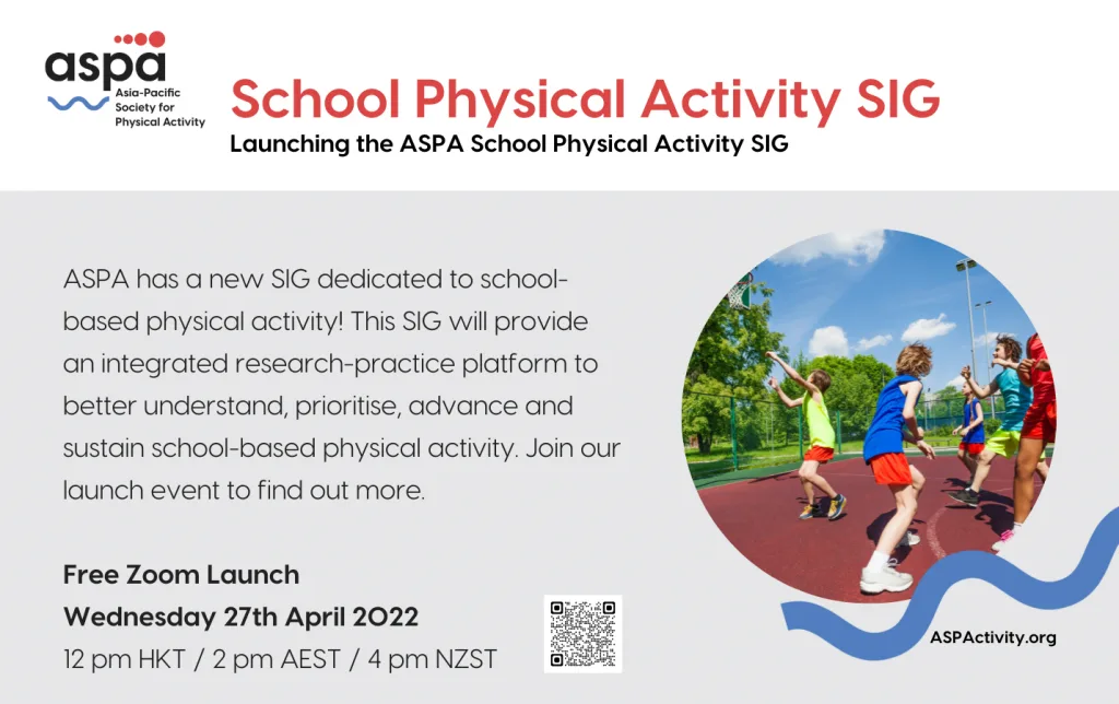 Launching the ASPA School Physical Activity SIG!