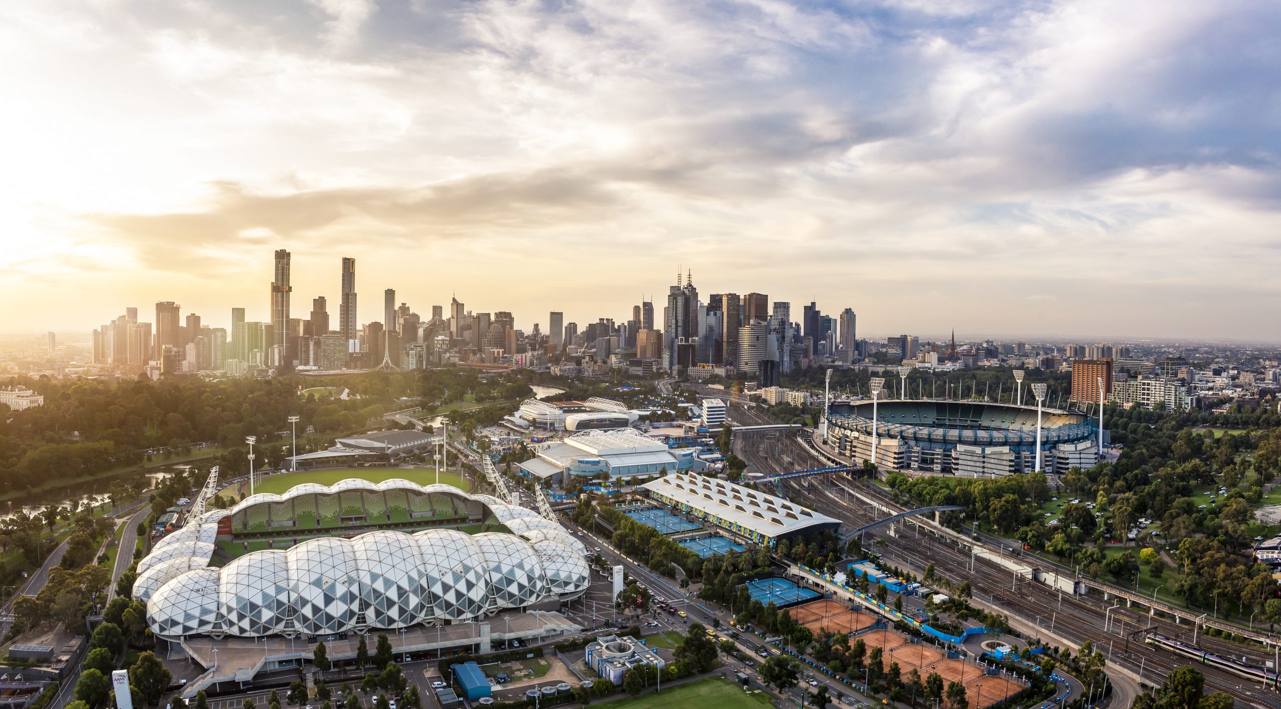 Melbourne's sports precincts