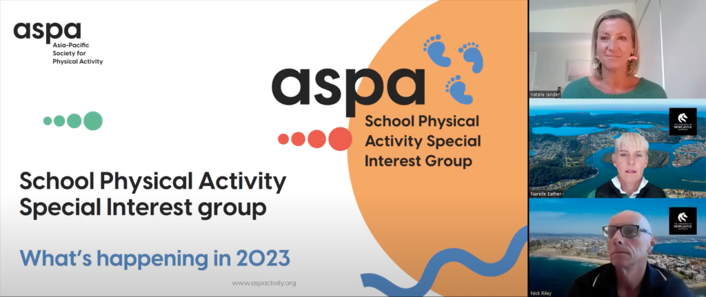 School-Based Physical Activity SIG – Updates for 2023